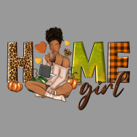 Home Girl Fall Afro Girl Vintage Hoodie | Teevron