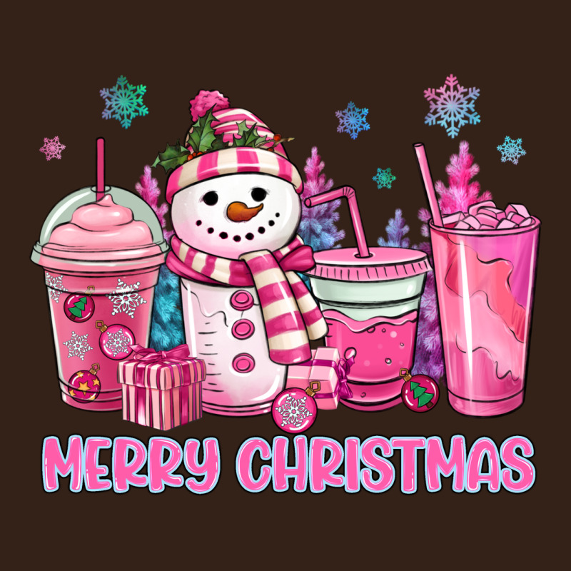 Merry Christmas Snowman Coffee Cups Heavy Core Tee by MaliasSmallBusiness | Teevron