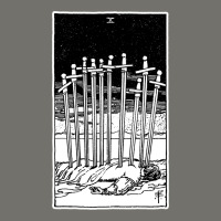 Ten Of Swords   X Of Swords   Tarot Card   Major Arcana   Fortune Tell Premium Hoodie | Teevron