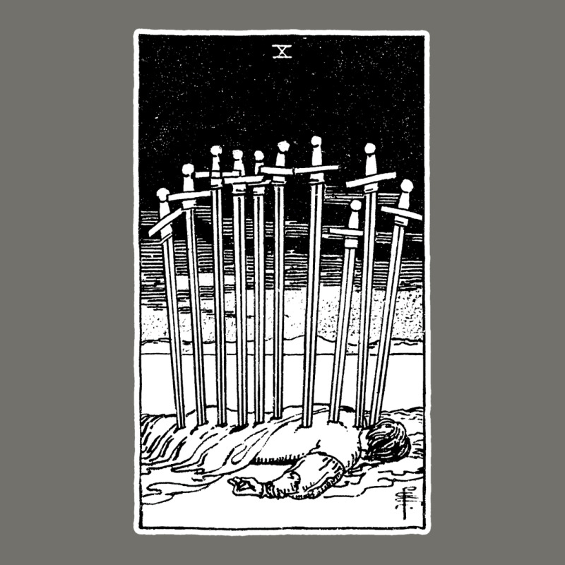 Ten Of Swords   X Of Swords   Tarot Card   Major Arcana   Fortune Tell Premium Hoodie by tuanDangUi | Teevron