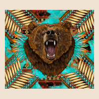 Bear Native American  Tumbler Urban Hoodie | Teevron