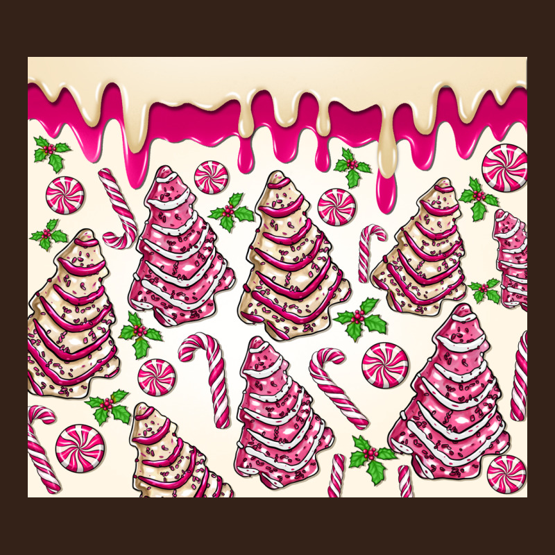 Pink Christmas Tree Cakes Heavy Core Tee by MaliasSmallBusiness | Teevron