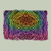 Colorful Zebra Background Ladies Tee | Teevron