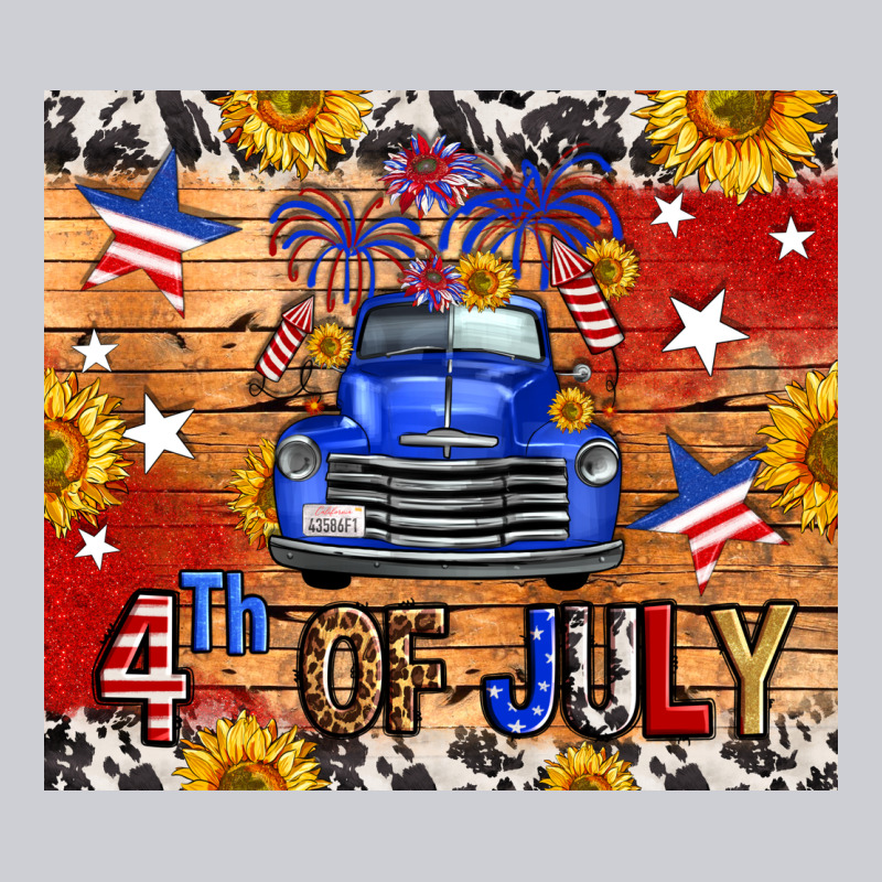 Fourth Of July Truck Heavyweight Sweatshirt by FaDigitalArtStudio | Teevron