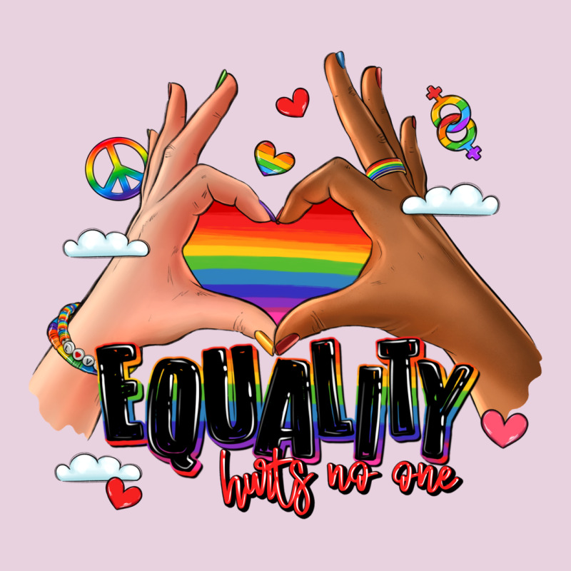 Equality Hurts No One Lgbtq Hands Ladies Tee by LillyAllenDesigns | Teevron