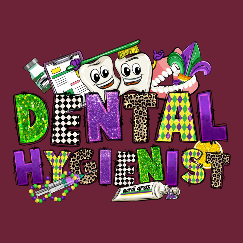 Dental Hygienest Mardi Gras Long Sleeve Tee by CowGirlArtShop | Teevron