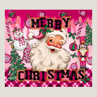 Merry Pink Christmas Santa Heavy Core Tee | Teevron