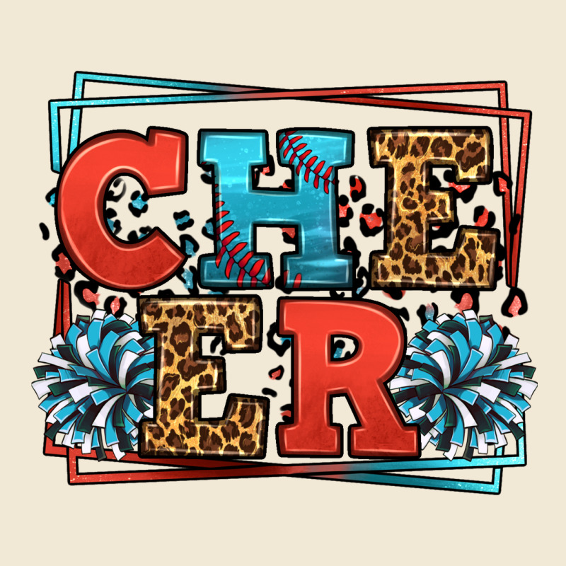 Cheer Baseball Stitchs Premium Tee by LillyAllenDesigns | Teevron