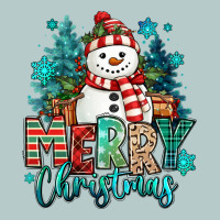 Merry Christmas Snowman Heavy Core Tee | Teevron