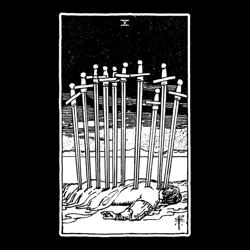 Ten Of Swords   X Of Swords   Tarot Card   Major Arcana   Fortune Tell Premium Tee by tuanDangUi | Teevron
