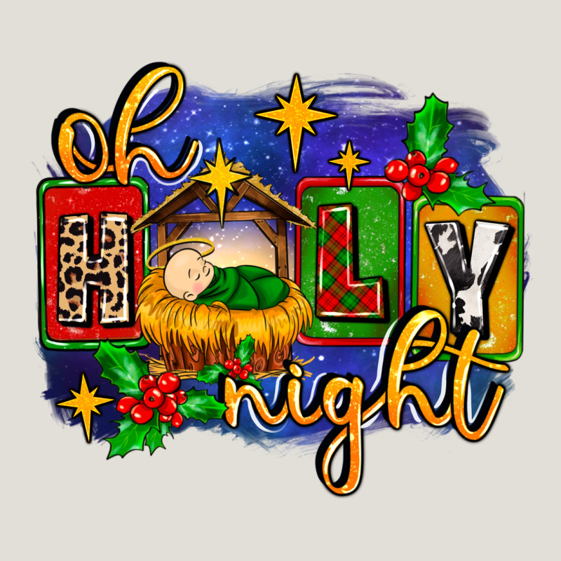 Oh Holy Night With Baby Jesus For Christmas Heavy Core Tee by MaliasSmallBusiness | Teevron