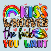Kiss Whoever The Fuck You Want Ladies Tee | Teevron