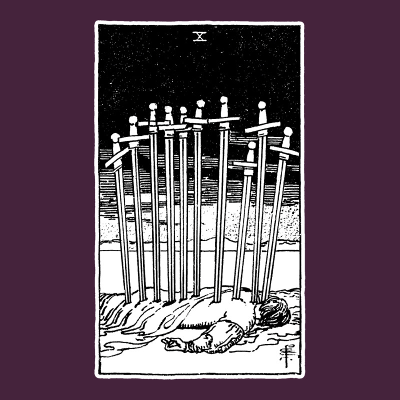 Ten Of Swords   X Of Swords   Tarot Card   Major Arcana   Fortune Tell Long Sleeve Tee by tuanDangUi | Teevron