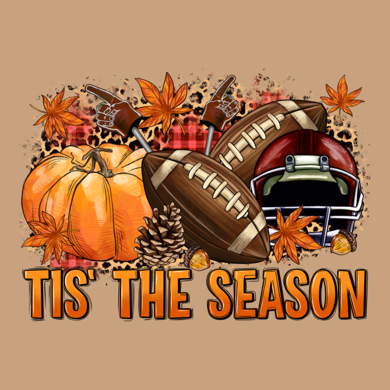 Tis' The Season Football And Maroon Helmet Vintage Tee by NancyCooperArtShop | Teevron