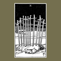Ten Of Swords   X Of Swords   Tarot Card   Major Arcana   Fortune Tell Vintage Hoodie | Teevron