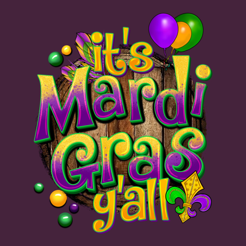 Its Mardi Gras Yall Long Sleeve Tee by CowGirlArtShop | Teevron
