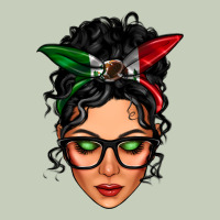 Mexican Latina Girl Messy Bun Ladies Tee | Teevron