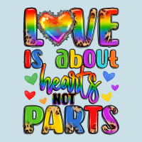 Love Is About Hearts Not Parts Ladies Tee | Teevron