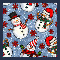 Christmas Snowman Seamless Pattern Premium Hoodie | Teevron