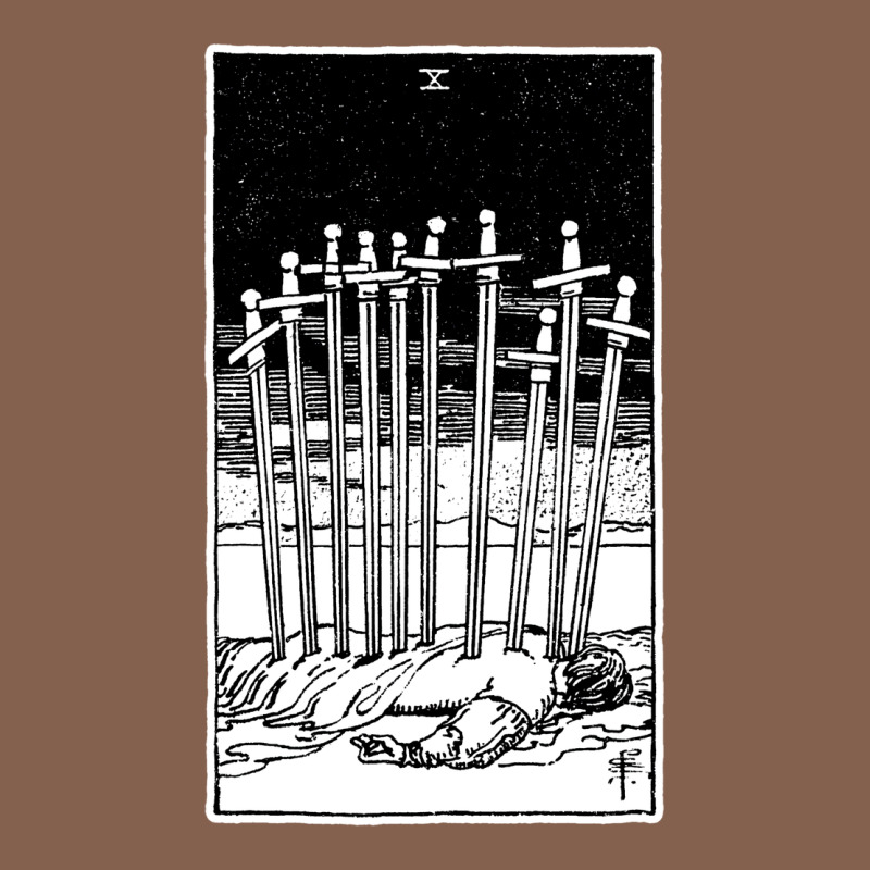 Ten Of Swords   X Of Swords   Tarot Card   Major Arcana   Fortune Tell Zipper Hoodie by tuanDangUi | Teevron