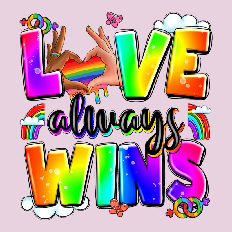 Love Always Wins Ladies Tee by LillyAllenDesigns | Teevron