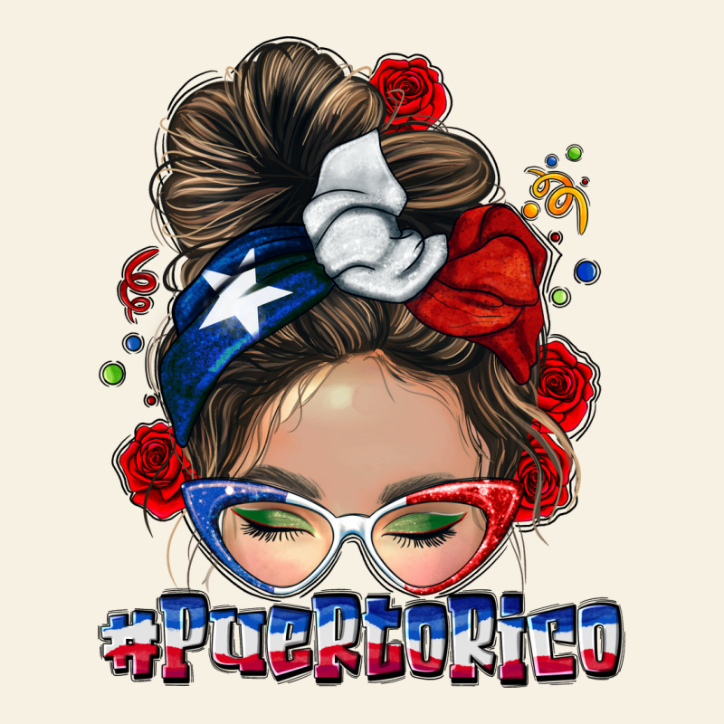 Puerto Rico Messy Bun Vintage Tee by NancyCooperArtShop | Teevron