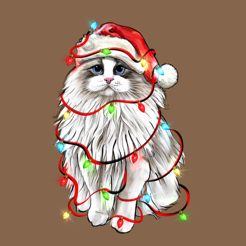 Christmas Ragdoll Cat Premium Tee by LillyAllenDesigns | Teevron