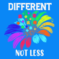 Different Not Less Daisy Autism Puzzle Zipper Hoodie | Teevron