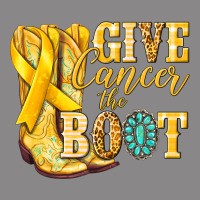 Give Cancer The Boot Childhood Cancer Vintage Tee | Teevron