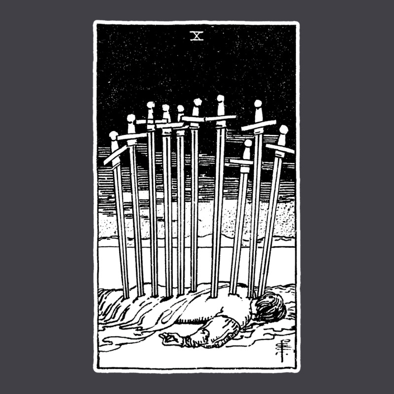 Ten Of Swords   X Of Swords   Tarot Card   Major Arcana   Fortune Tell Heavyweight Hoodie by tuanDangUi | Teevron