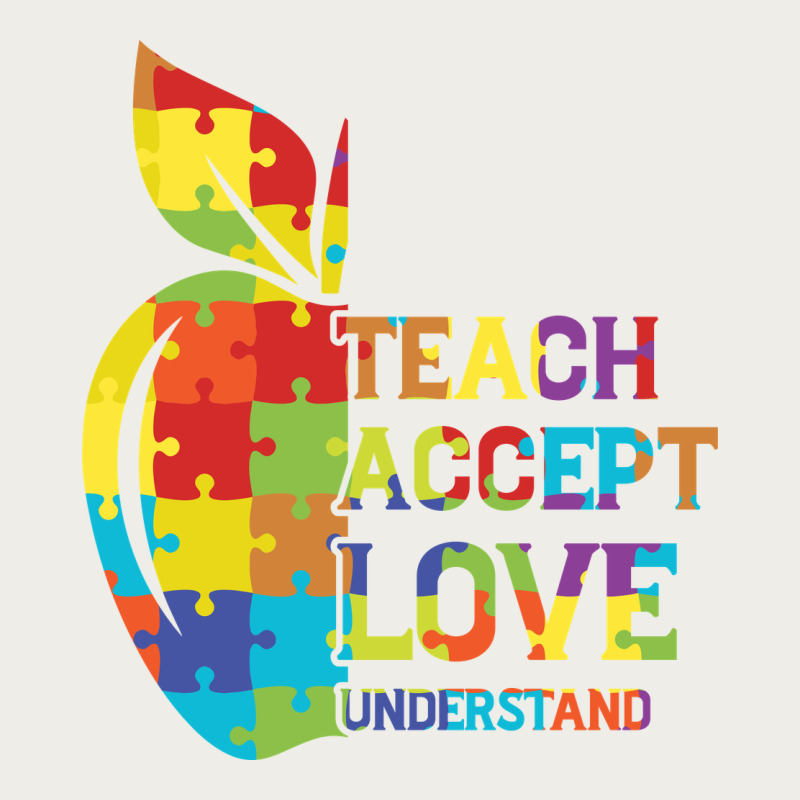 Autism Teach Accept Understand Love Zipper Hoodie by CowhideDigitalArt | Teevron