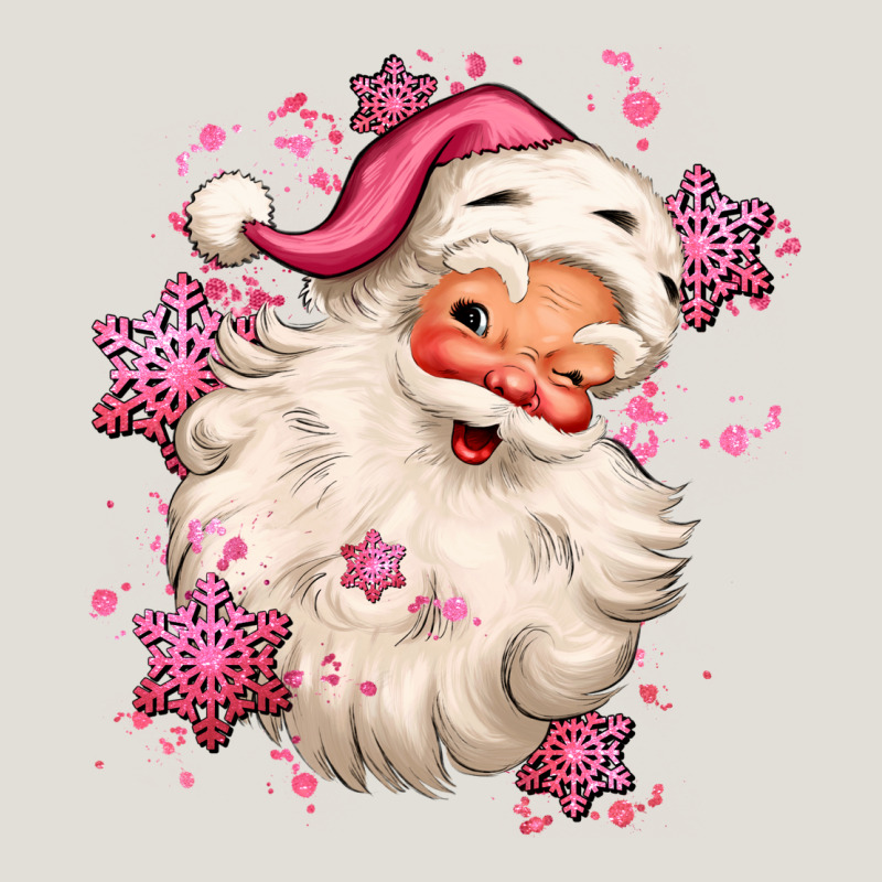 Pink Christmas Santa Claus Heavy Core Tee by MaliasSmallBusiness | Teevron