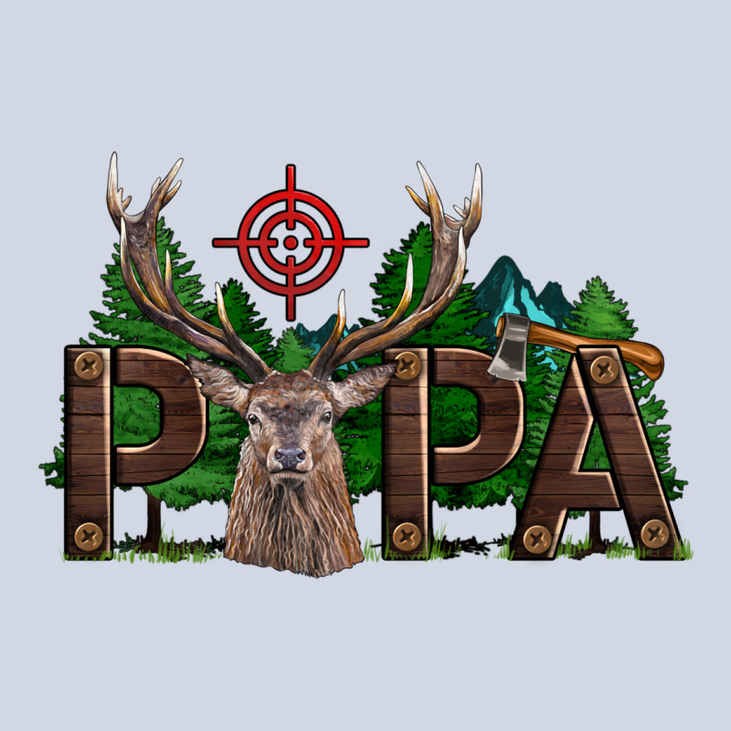 Western Papa Deer Hunting Premium Sweatshirt by LillyAllenDesigns | Teevron