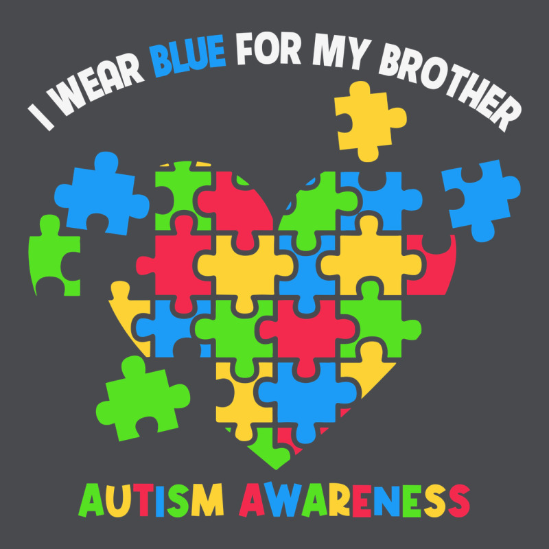 Wear Blue For My Brother Autism Zipper Hoodie by CowhideDigitalArt | Teevron
