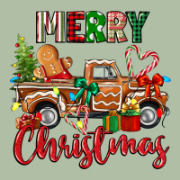 Merry Christmas Gingerbread Truck Urban Heavy Tee | Teevron