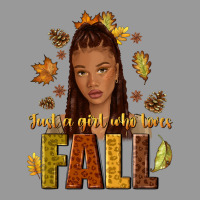 Just A Girl Who Loves Fall Afro Woman Vintage Hoodie | Teevron