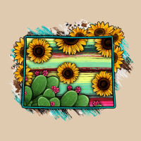 Wyoming Map Sunflower Cactus Serape Classic Tee | Teevron