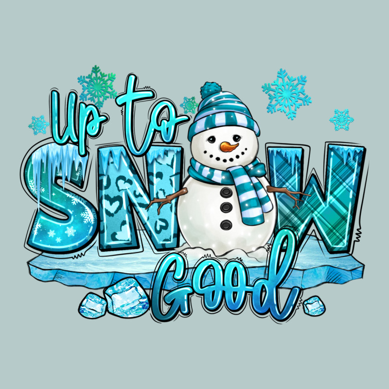 Up To Snow Good Winter Snowman Heavy Core Tee by MaliasSmallBusiness | Teevron