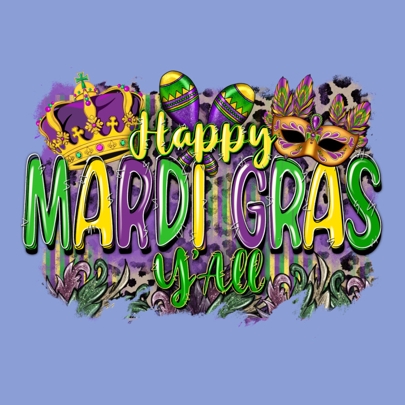 Happy Mardi Gras Yall Long Sleeve Tee by CowGirlArtShop | Teevron