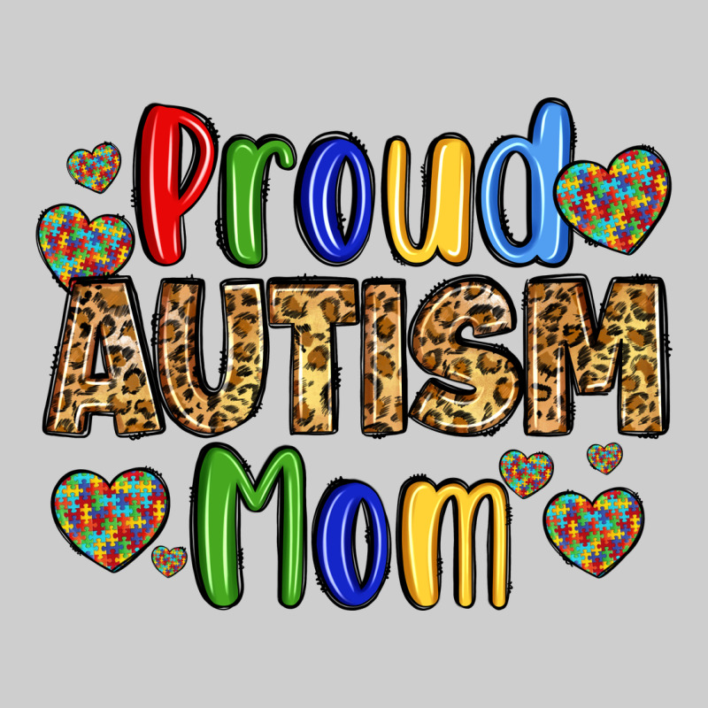 Proud Autism Mom Design Premium Tee by LillyAllenDesigns | Teevron