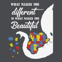 Autism Different Makes You Beautiful Zipper Hoodie | Teevron