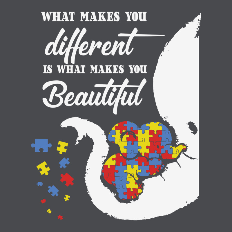 Autism Different Makes You Beautiful Zipper Hoodie by CowhideDigitalArt | Teevron