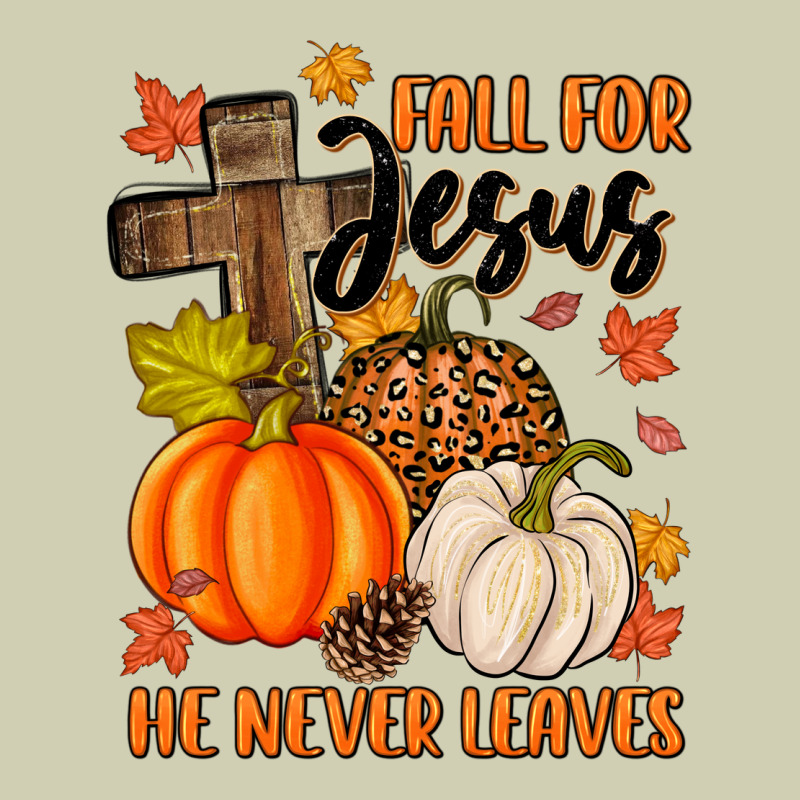 Fall For Jesus He Never Leaves Heavy Core Tee by MaliasSmallBusiness | Teevron