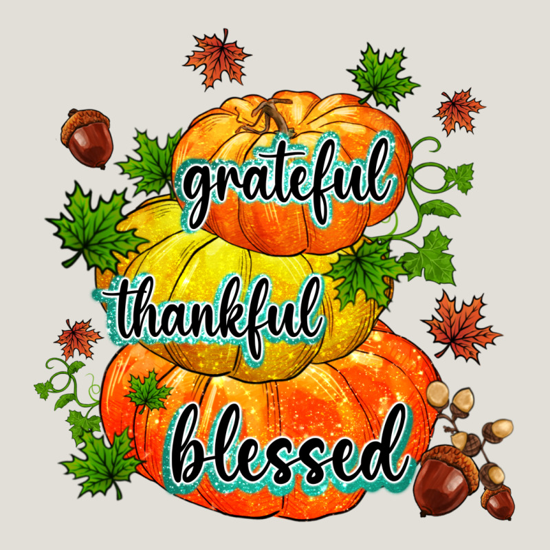 Grateful Thankful Blessed Heavy Core Tee by MaliasSmallBusiness | Teevron