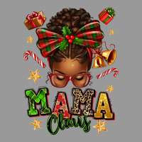 Mama Claus Afro Messy Bun Vintage Hoodie | Teevron