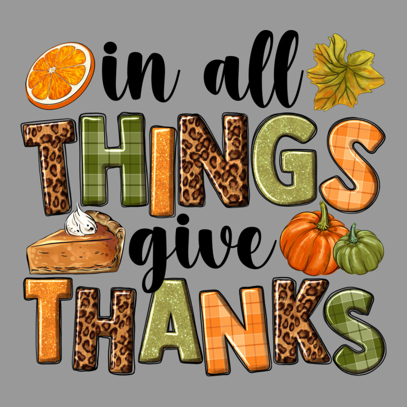 In All Things Give Thanks Vintage Hoodie by NancyCooperArtShop | Teevron