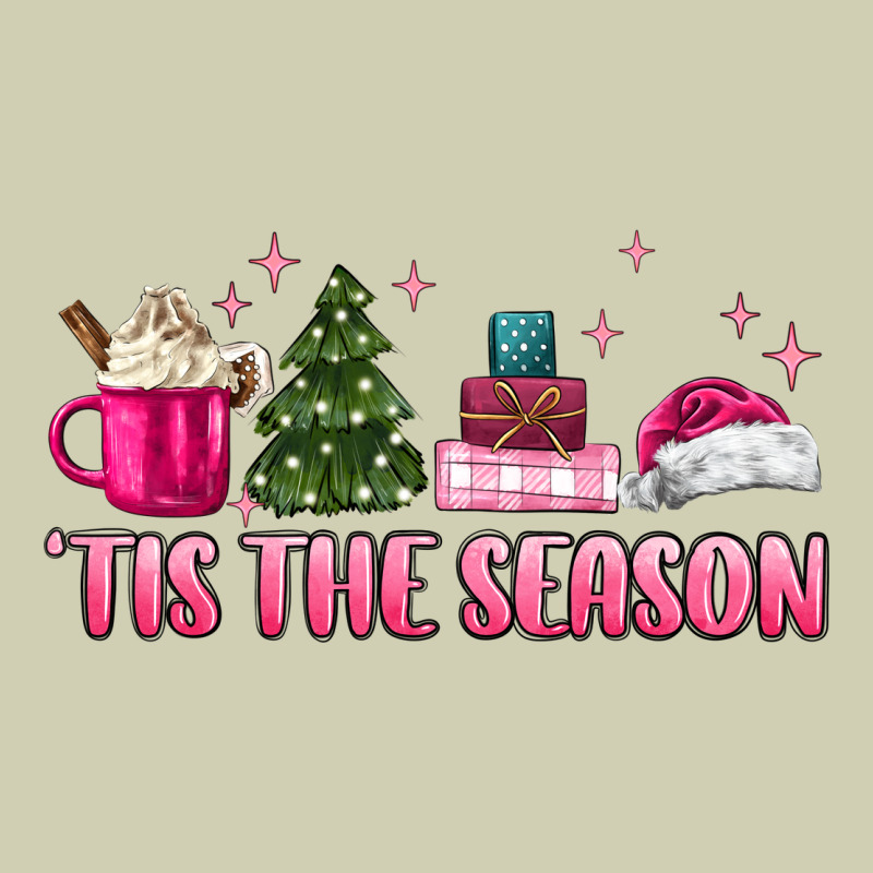 Tis The Season Pink Christmas Heavy Core Tee by MaliasSmallBusiness | Teevron