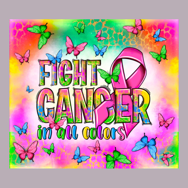 Fight Cancer In All Colors Vintage Tee by NancyCooperArtShop | Teevron