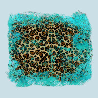 Leopard Turquoise Ladies Tee | Teevron