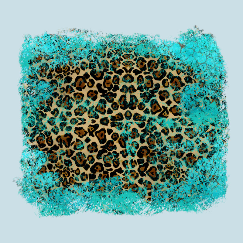 Leopard Turquoise Ladies Tee by RanaPortraitStore | Teevron